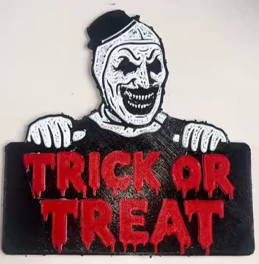 Hueforge Art the Clown — Placa decorativa Terrifier